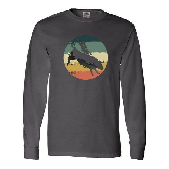 Inktastic Bull Riding Rodeo Rider Long Sleeve T-Shirt