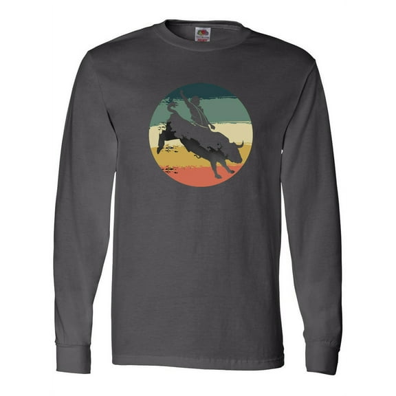 Inktastic Bull Riding Rodeo Rider Long Sleeve T-Shirt