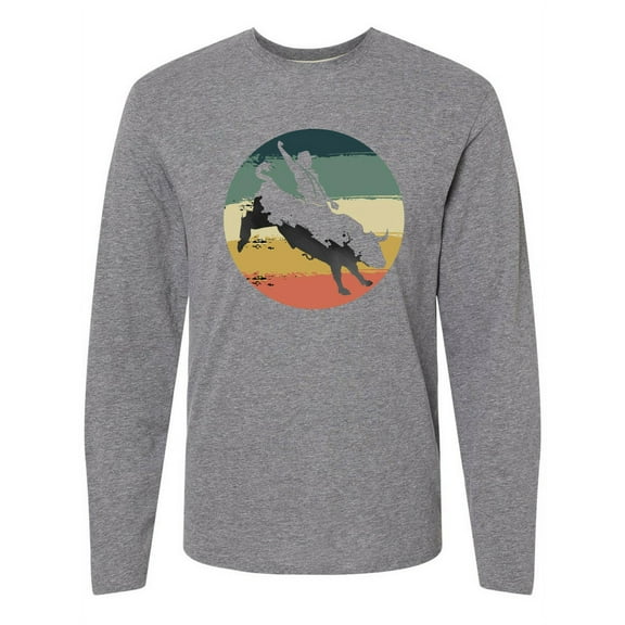 Inktastic Bull Riding Rodeo Rider Long Sleeve T-Shirt
