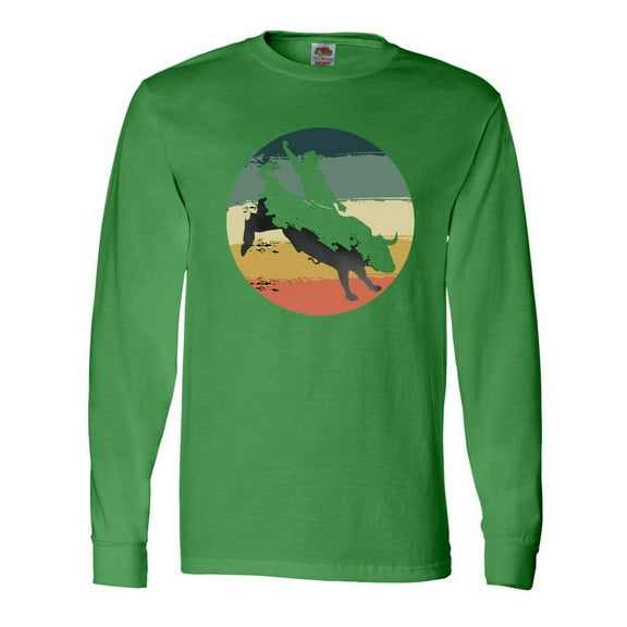 Inktastic Bull Riding Rodeo Rider Long Sleeve T-Shirt