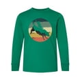 thumbnail image 1 of Inktastic Bull Riding Rodeo Rider Long Sleeve Youth T-Shirt, 1 of 5