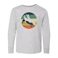 thumbnail image 1 of Inktastic Bull Riding Rodeo Rider Long Sleeve Youth T-Shirt, 1 of 5