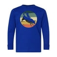 thumbnail image 1 of Inktastic Bull Riding Rodeo Rider Long Sleeve Youth T-Shirt, 1 of 5