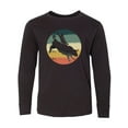 thumbnail image 1 of Inktastic Bull Riding Rodeo Rider Long Sleeve Youth T-Shirt, 1 of 5