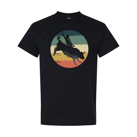 Inktastic Bull Riding Rodeo Rider T-Shirt