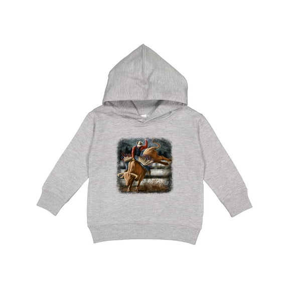 Inktastic Bull Riding Toddler Hoodie