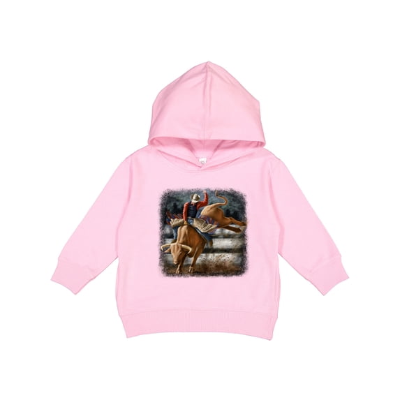 Inktastic Bull Riding Toddler Hoodie