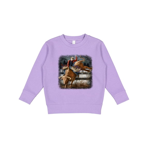 Inktastic Bull Riding Toddler Sweatshirt