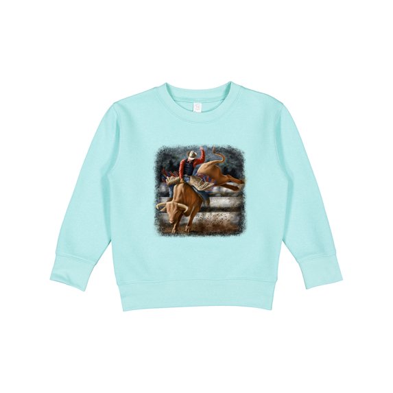 Inktastic Bull Riding Toddler Sweatshirt