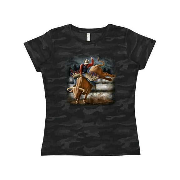 Inktastic Bull Riding Women's T-Shirt