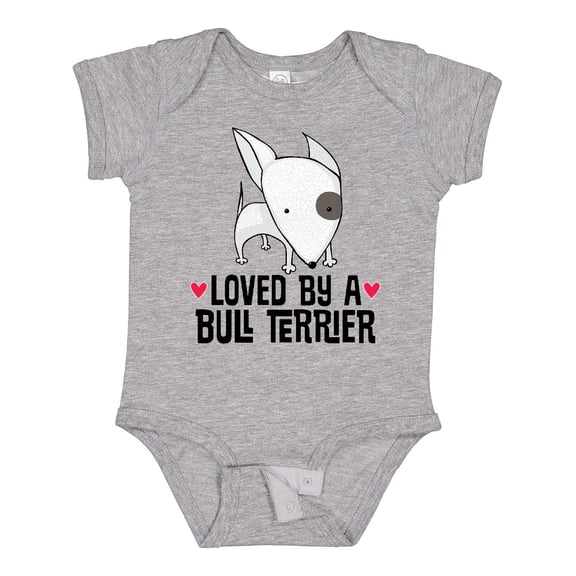 Inktastic Bull Terrier Dog Lover Boys or Girls Baby Bodysuit