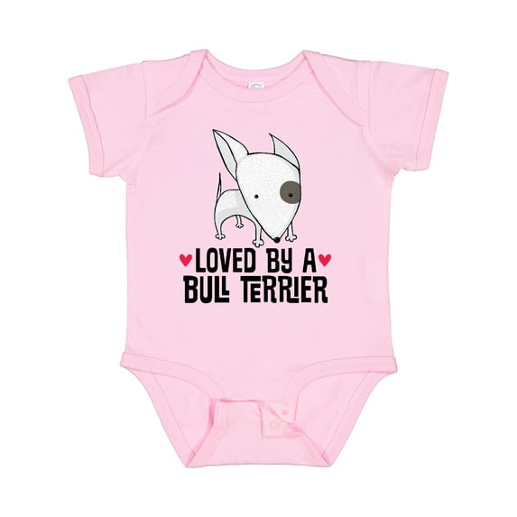 Inktastic Bull Terrier Dog Lover Boys or Girls Baby Bodysuit