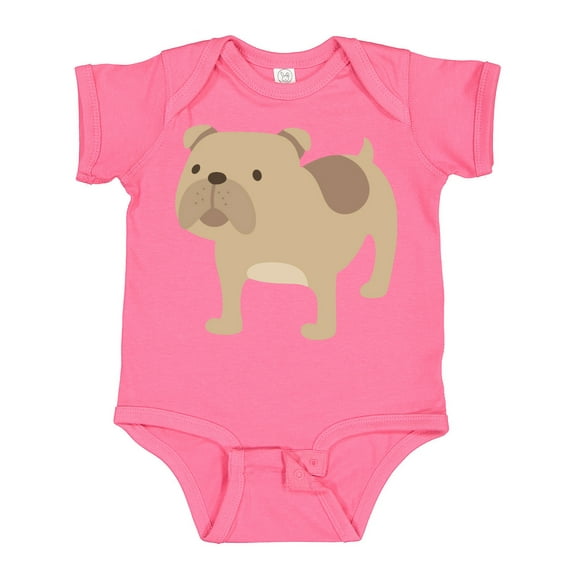 Inktastic Bulldog Boys or Girls Baby Bodysuit