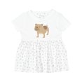thumbnail image 1 of Inktastic Bulldog Girls Baby Dress, 1 of 5