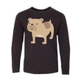thumbnail image 1 of Inktastic Bulldog Long Sleeve Youth T-Shirt, 1 of 5