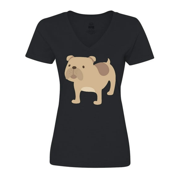 Inktastic Bulldog Women's V-Neck T-Shirt