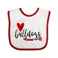 thumbnail image 1 of Inktastic Bulldogs with Heart and Arrow Boys or Girls Baby Bib, 1 of 4