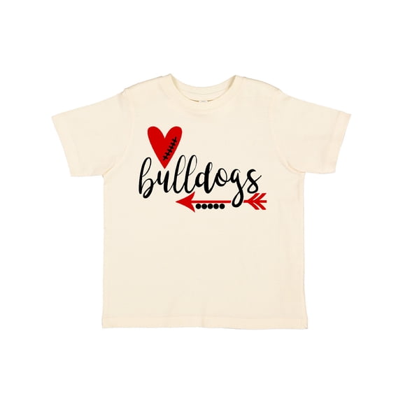 Inktastic Bulldogs with Heart and Arrow Boys or Girls Toddler T-Shirt