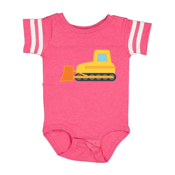 Inktastic Bulldozer Construction Truck Boys or Girls Baby Bodysuit