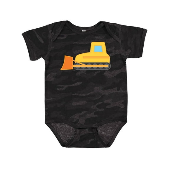 Inktastic Bulldozer Construction Truck Boys or Girls Baby Bodysuit