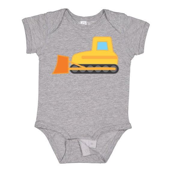 Inktastic Bulldozer Construction Truck Boys or Girls Baby Bodysuit