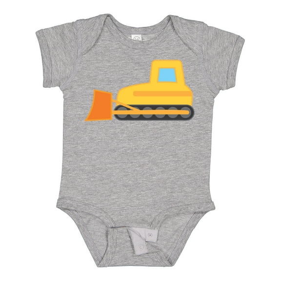 Inktastic Bulldozer Construction Truck Boys or Girls Baby Bodysuit