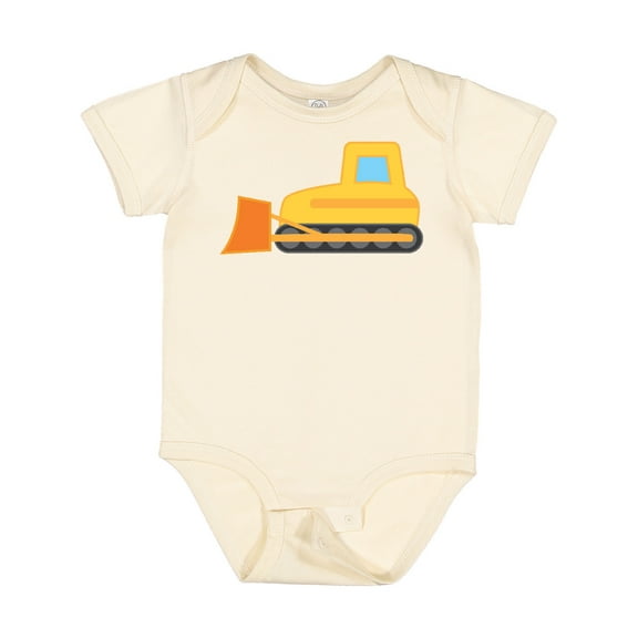 Inktastic Bulldozer Construction Truck Boys or Girls Baby Bodysuit