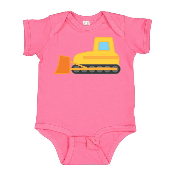 Inktastic Bulldozer Construction Truck Boys or Girls Baby Bodysuit
