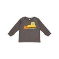 thumbnail image 1 of Inktastic Bulldozer Construction Truck Boys or Girls Long Sleeve Toddler T-Shirt, 1 of 5