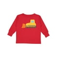 thumbnail image 1 of Inktastic Bulldozer Construction Truck Boys or Girls Long Sleeve Toddler T-Shirt, 1 of 5