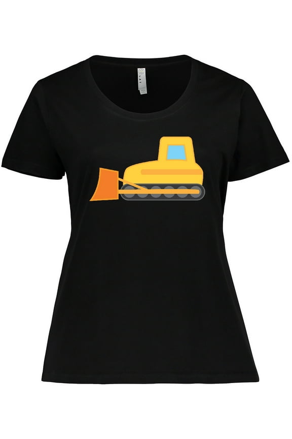 Bulldozer Construction Truck Women's Plus Size T-Shirt