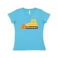 thumbnail image 1 of Inktastic Bulldozer Construction Truck Women's V-Neck T-Shirt, 1 of 5