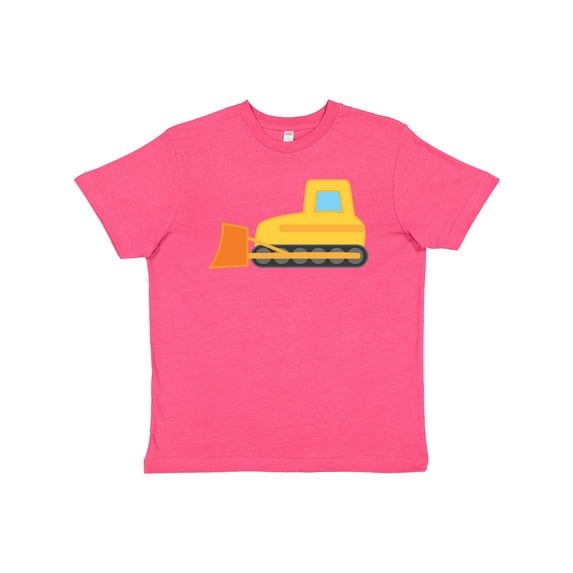 Inktastic Bulldozer Construction Truck Youth T-Shirt