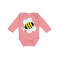 thumbnail image 1 of Inktastic Bumble Bee Boys or Girls Long Sleeve Baby Bodysuit, 1 of 5
