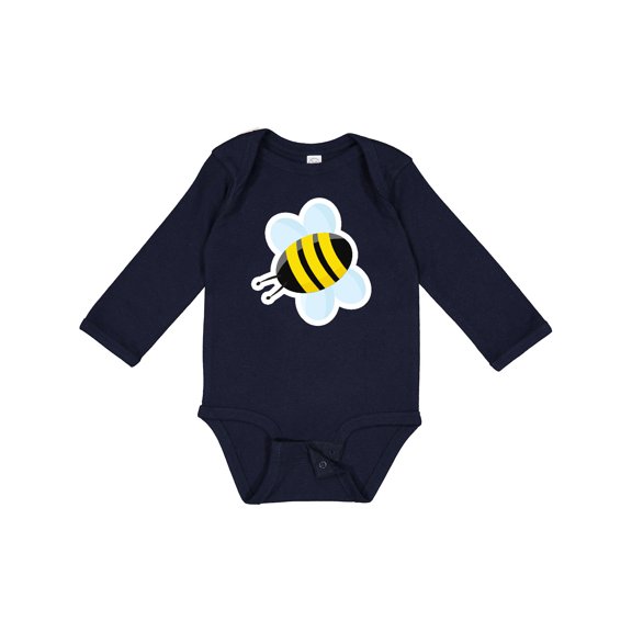 Inktastic Bumble Bee Boys or Girls Long Sleeve Baby Bodysuit