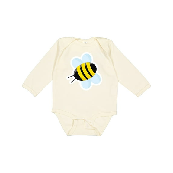 Inktastic Bumble Bee Boys or Girls Long Sleeve Baby Bodysuit