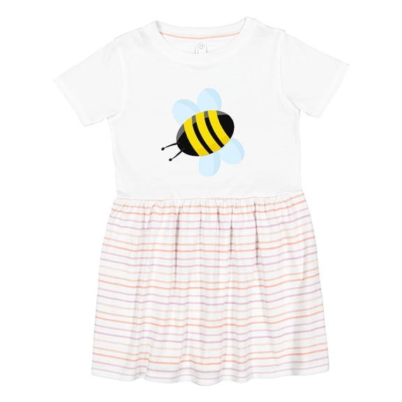Inktastic Bumble Bee Girls Toddler Dress