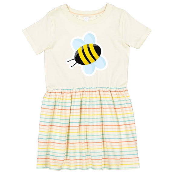 Inktastic Bumble Bee Girls Toddler Dress