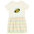 thumbnail image 1 of Inktastic Bumble Bee Girls Toddler Dress, 1 of 5
