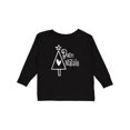 thumbnail image 1 of Inktastic Buon Natale Christmas Tree with Heart and Star Boys or Girls Long Sleeve Toddler T-Shirt, 1 of 5