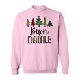 thumbnail image 1 of Inktastic Buon Natale Festive Christmas Trees Adult Sweatshirt, 1 of 4