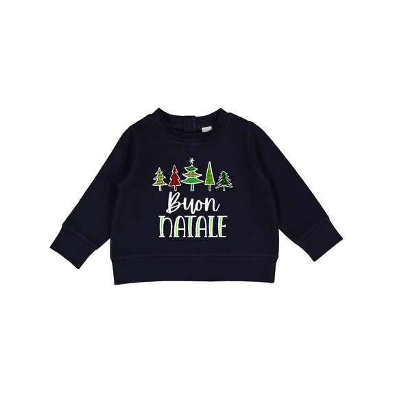 Inktastic Buon Natale Festive Christmas Trees Baby Sweatshirt