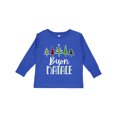 thumbnail image 1 of Inktastic Buon Natale Festive Christmas Trees Boys or Girls Long Sleeve Toddler T-Shirt, 1 of 5