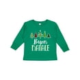 thumbnail image 1 of Inktastic Buon Natale Festive Christmas Trees Boys or Girls Long Sleeve Toddler T-Shirt, 1 of 5