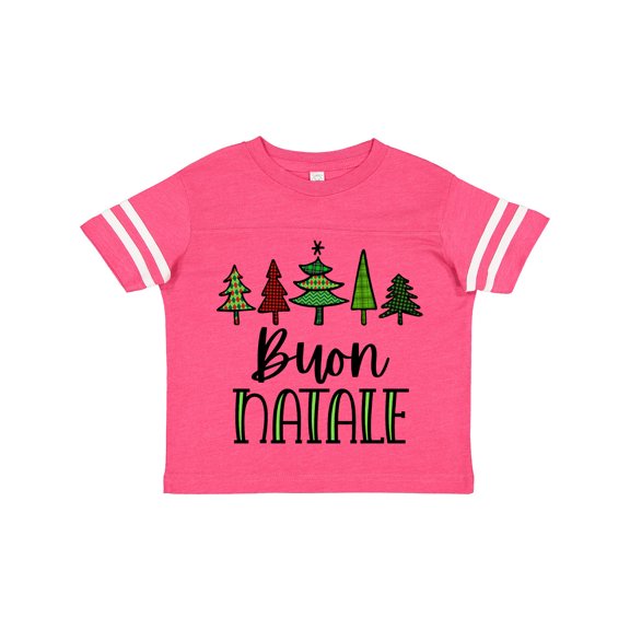 Inktastic Buon Natale Festive Christmas Trees Boys or Girls Toddler T-Shirt