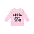 thumbnail image 1 of Inktastic Buon Natale Festive Christmas Trees Toddler Sweatshirt, 1 of 4