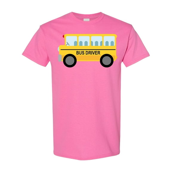 Inktastic Bus Driver School Bus T-Shirt