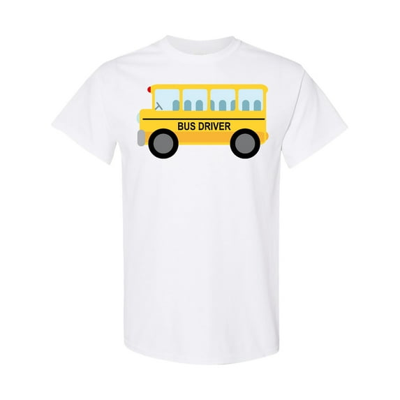 Inktastic Bus Driver School Bus T-Shirt
