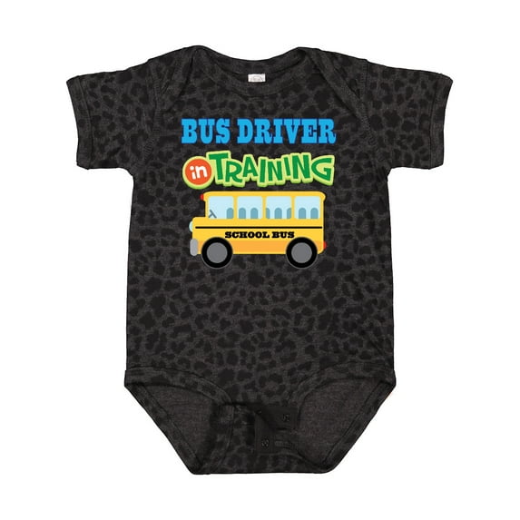 Inktastic Bus Driver in Training Boys or Girls Baby Bodysuit