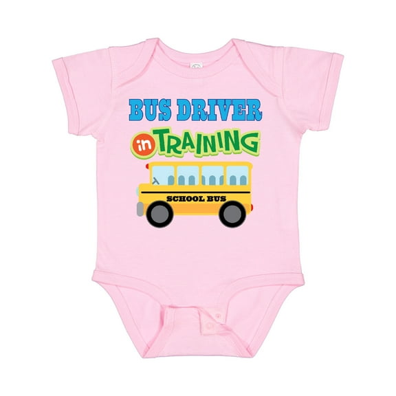 Inktastic Bus Driver in Training Boys or Girls Baby Bodysuit